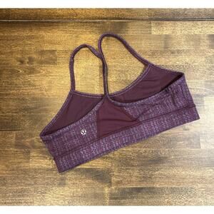 Lululemon Flow Y Sports Bra No Size Label Purple